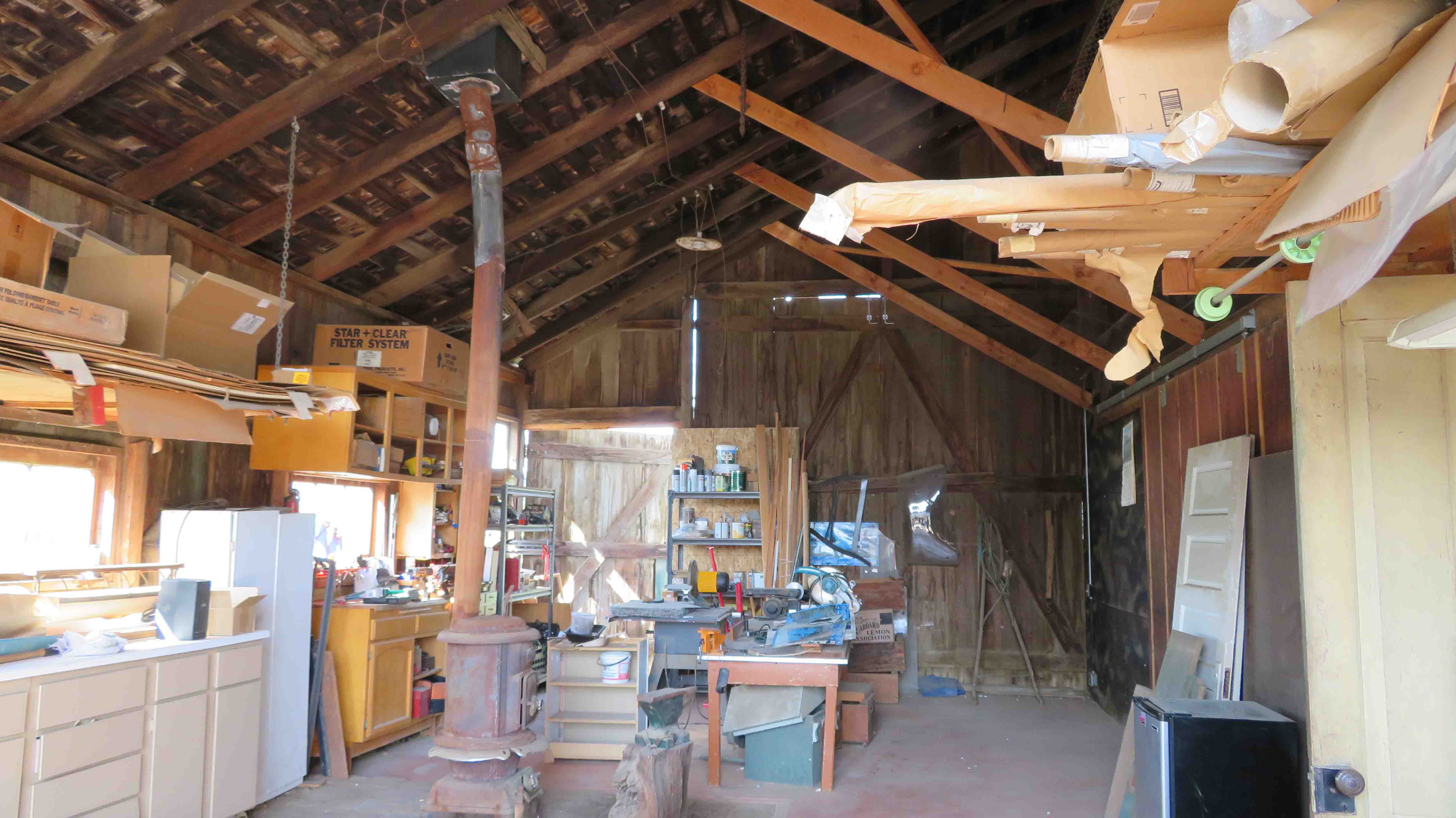 Fig Tree Ranch Farm with '20's house and barn Susan Caughey - Gallery Image