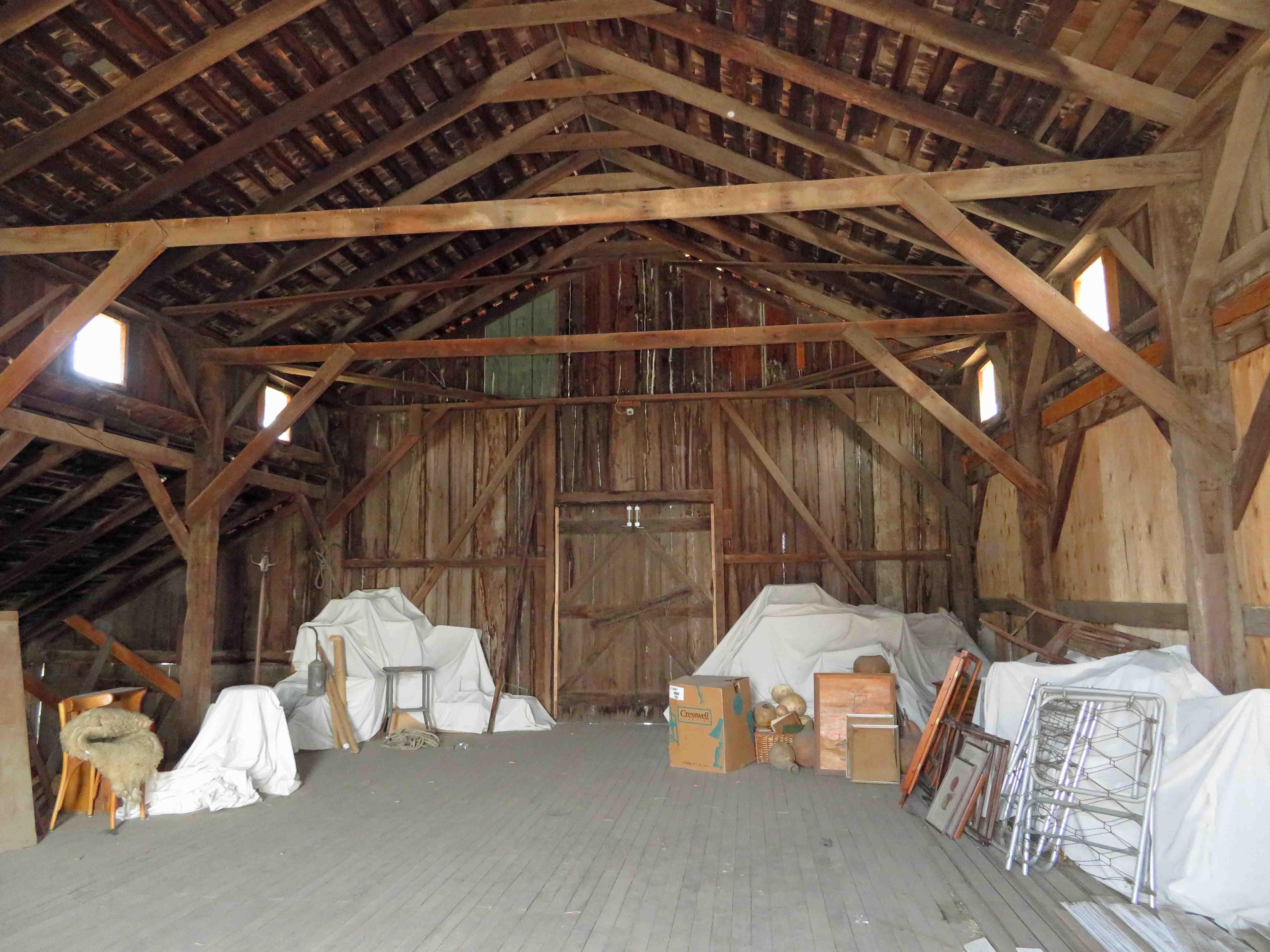 Fig Tree Ranch Farm with '20's house and barn Susan Caughey - Gallery Image
