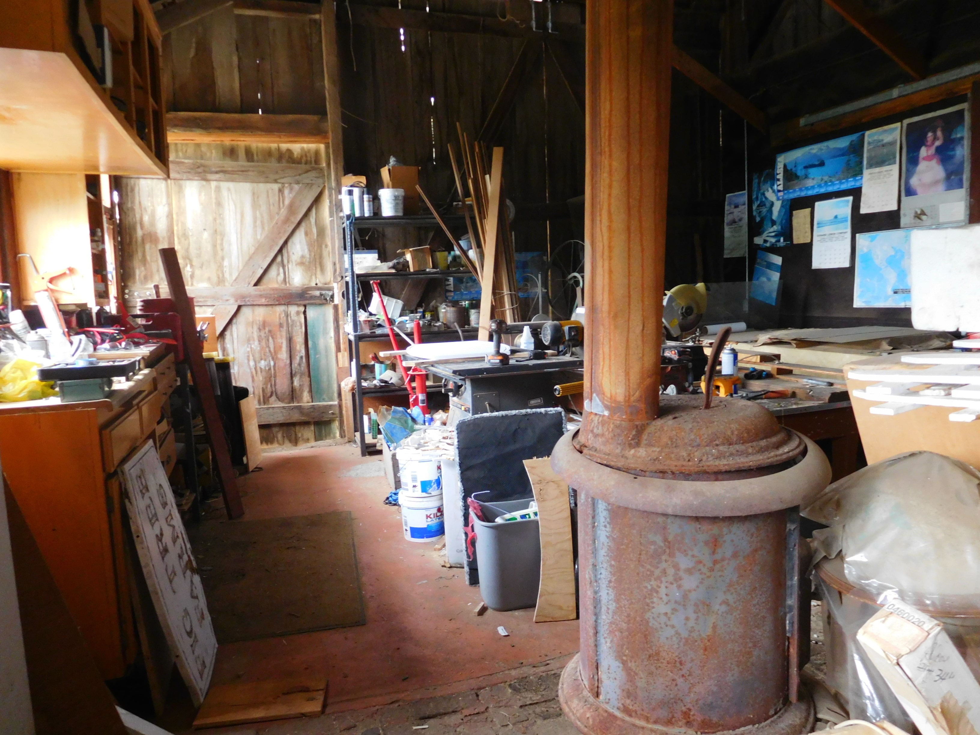 Fig Tree Ranch Farm with '20's house and barn Susan Caughey - Gallery Image